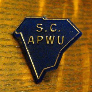 APWU South Carolina Vintage Lapel Pin